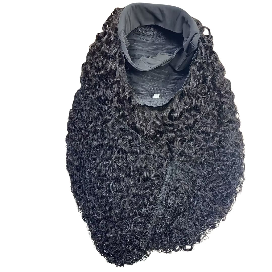 Burmese curly Headband Wig